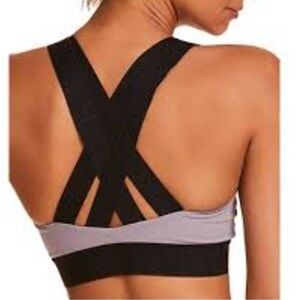 ALALA ECLIPSE Small Sports Bra Lavender and Black